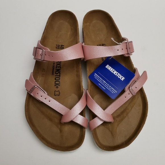 Strap Birkenstock Arizona Icy Metallic Rose Soft Footbed Mayari